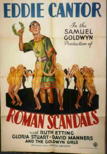 Poster-Roman Scandals (1933) RARE Original One Sheet